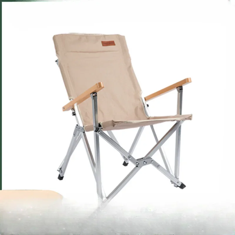 

Outdoor portable armchair camping camping self-driving tour can be conveniently stored folding aluminum alloy type