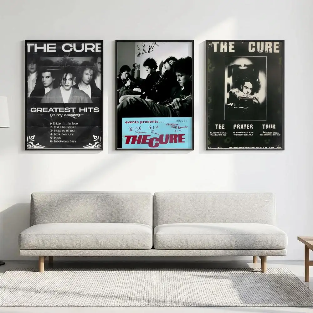 Band C-Cure Poster HD art, waterproof, sticky wall, home decoration (living room, bedroom, bar), aesthetic