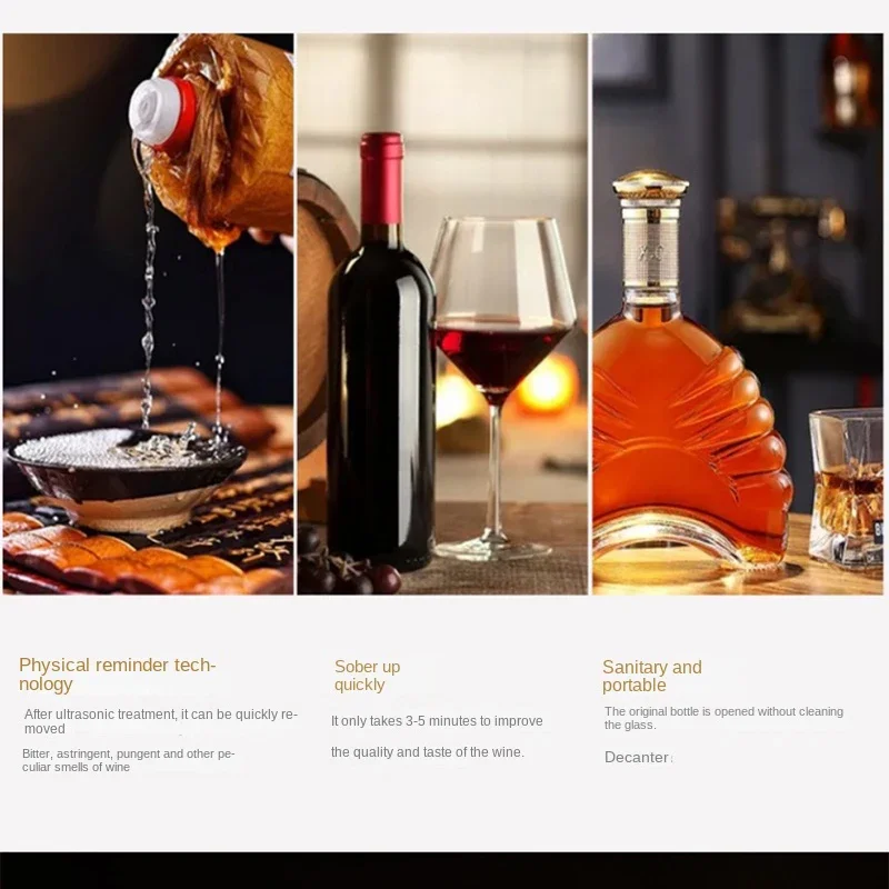 Ultrasone drank veroudering machine huishoudelijke drank versnelde rijping rode wijn karaf veroudering machine