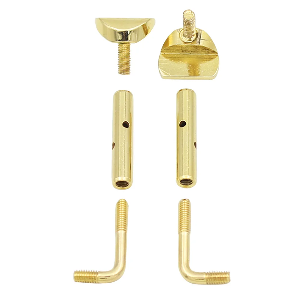 

2Pcs Violin Chin Rest Screws Brass Durable RustProof Adjustable Screw Components Musical Instrument Accessories