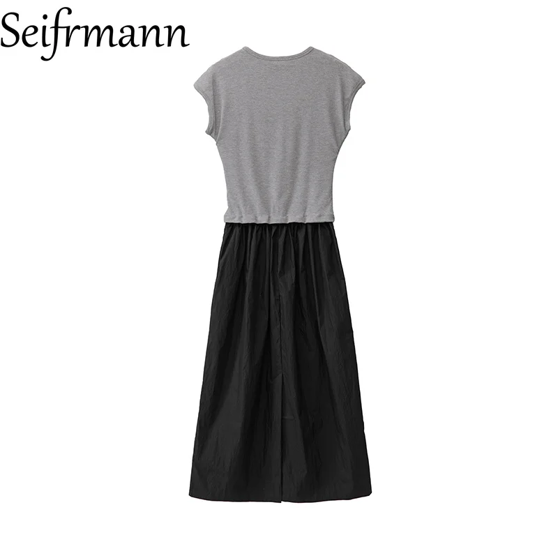 Seifrmann Front chest patch water soluble floral dress