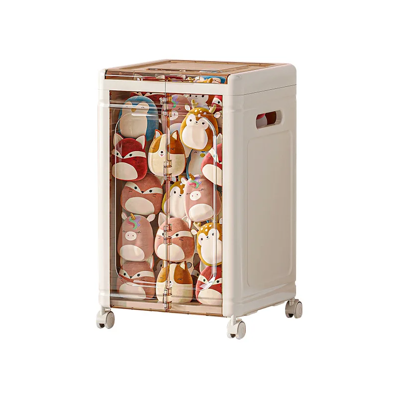 Children's toy storage box flip large capacity oversized finishing artifact folding doll storage bucket storage cabinet basket