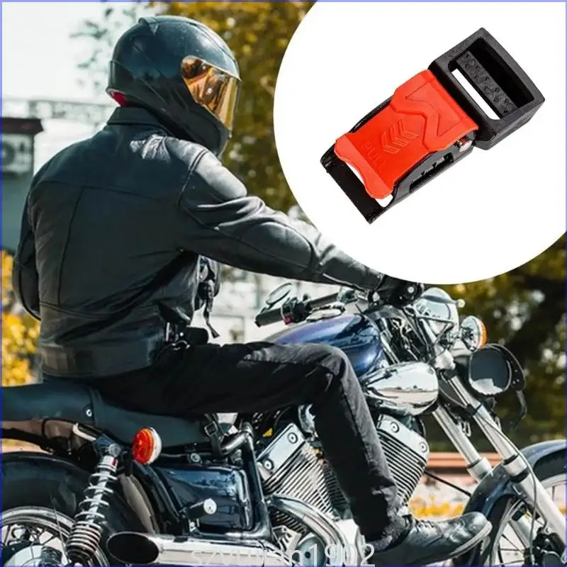 

124B Motorcycle Safety Helmets Buckles Chin Strap Flexible Clip Bike Helmets Buckle