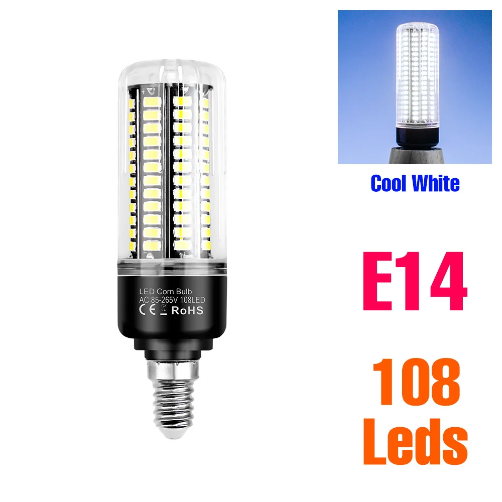 30W LED Maïs Lamp E27/E26 Plafondlamp E14 Lamp AC220V Indoor Kroonluchter Lampen 110V Geen Flikkering Koud/Warm Wit Voor Thuis Slaapkamer