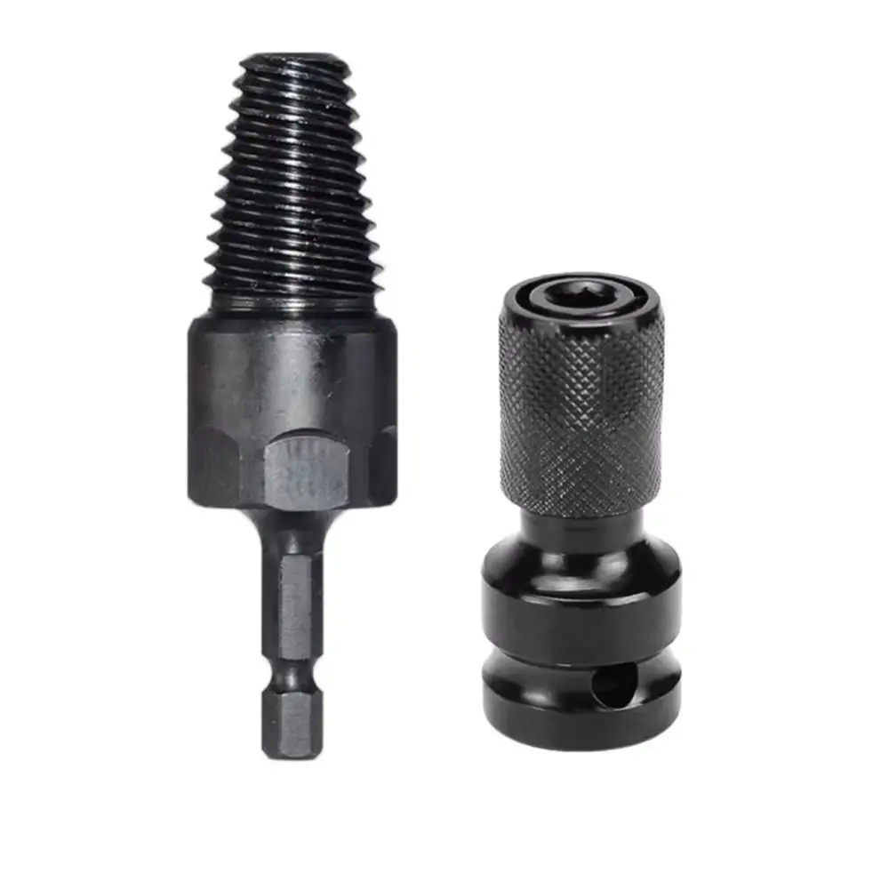 

Hexagonal Handle Broken Screw Remover 1/4 Inch and 1/2 Inch Hex Shank Electric Drill Extractor Integrated High Carbon Steel