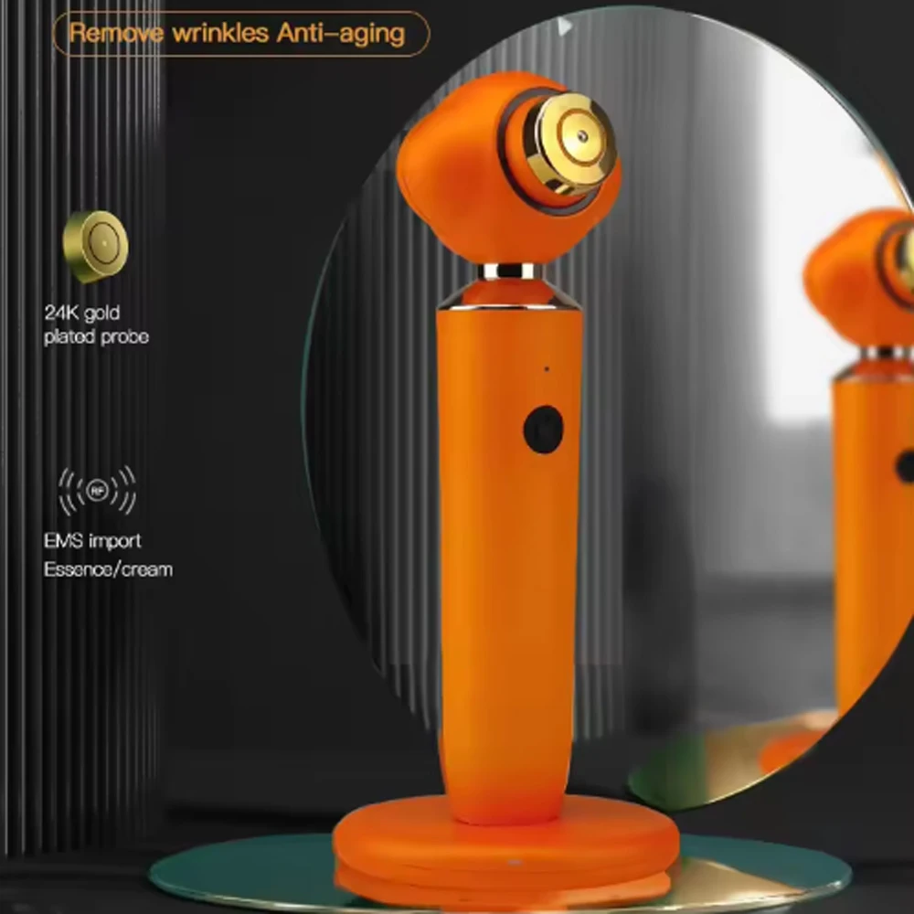 

Новейший портативный двухчастотный прибор для осветления кожи лица с аккумулятором 1500 мАч, массажер для лица, прибор для осветления кожи