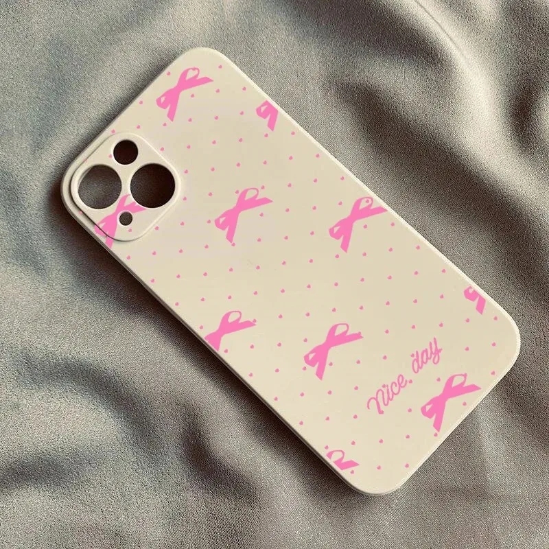 حافظة على شكل فيونكة وردية لطيفة لهاتف آيفون 16 15 14 13 12 11 Pro Max X XS Max 7 8 Plus SE 2020 16E غطاء سيليكون على شكل قلب فتاة صغيرة