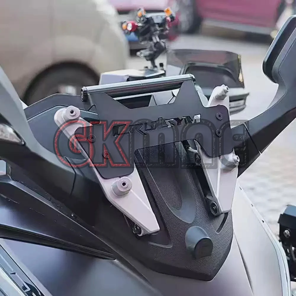 Fit For SYM Cruisym 400 Motorcycle Modified Navigation Bracket GPS Mount Crossbar Multi-functional Extension Holder Phone Mount