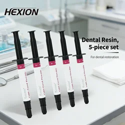 Dental Composite Resin Flowable Light Curing A1/A2/A3/A3.5/B1 2.5g Refill Syringe Delivery Tips Etch Gel Adhesive Bonding