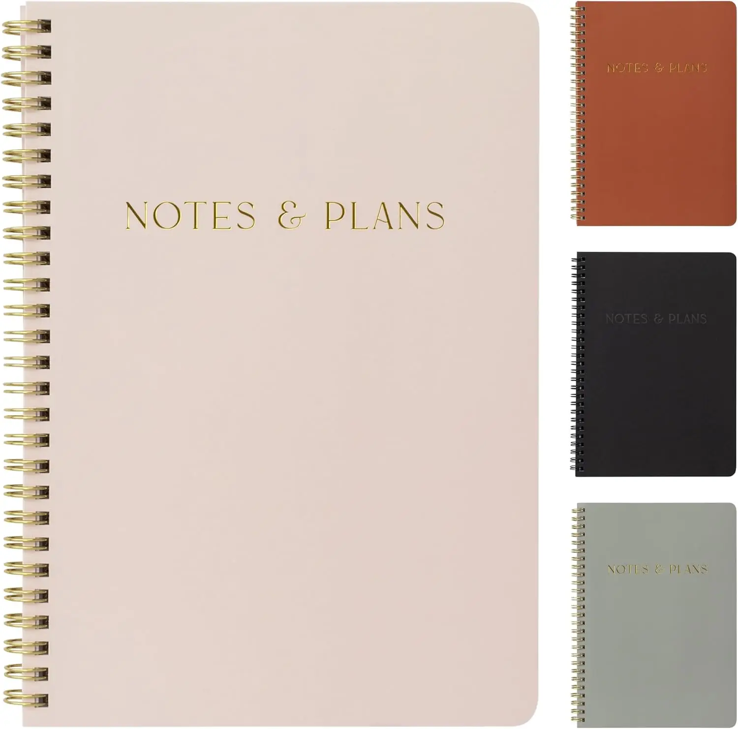 

Daily Planner and Notebook with Hourly Schedule for Women, Aesthetic Spiral To Do List Notepad to Organize Tasks