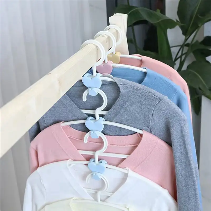 Picture 5: A84X-36Pcs Love Hanger Hook Hanger Hook Thickened Storage Space-Saving Multi-Layer Hook Hanger Hook In Series