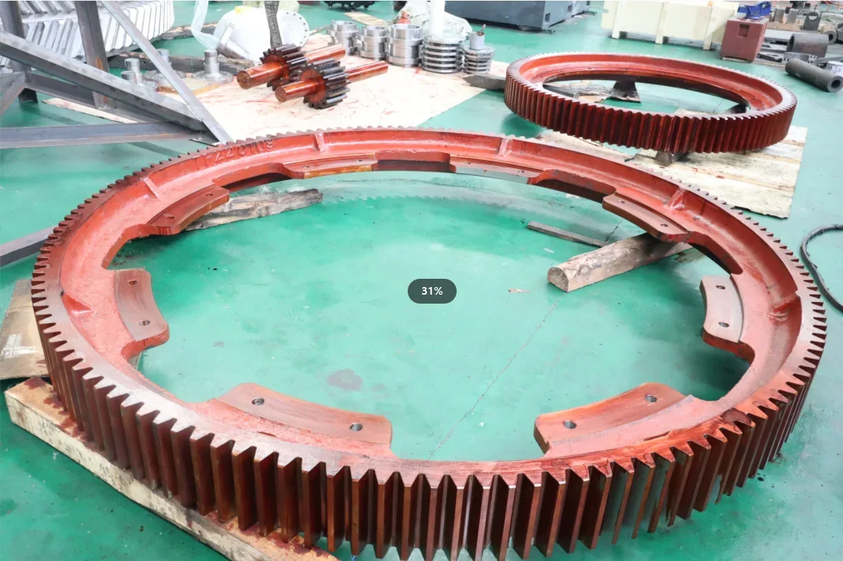 تخصيص خلاط الخرسانة عالية الجودة الكرة مطحنة كبيرة الثور حفز الدائري والعتاد