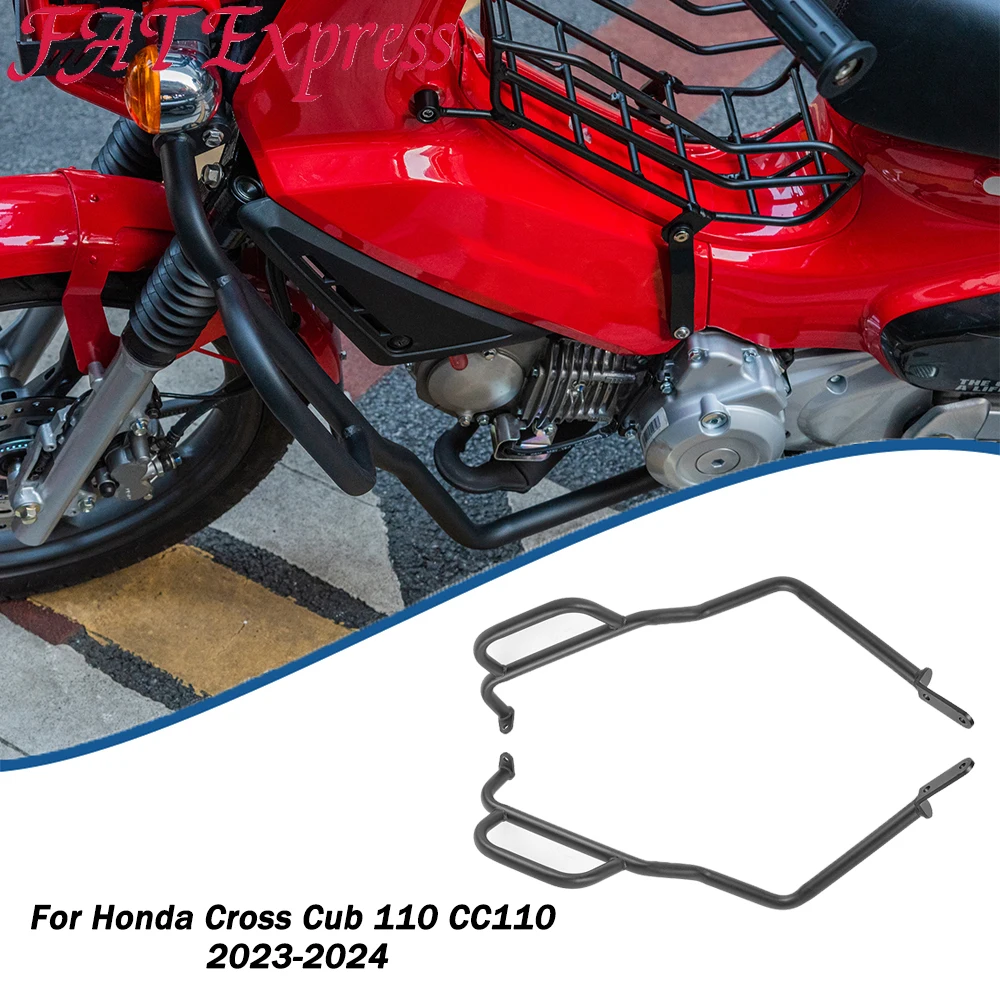 

Cross Cub 110 Motorcycle Engine Guard Crash Bar Bumper Bodywork Frame Guard Protector For Honda CrossCub 110 CC110 2023 2024