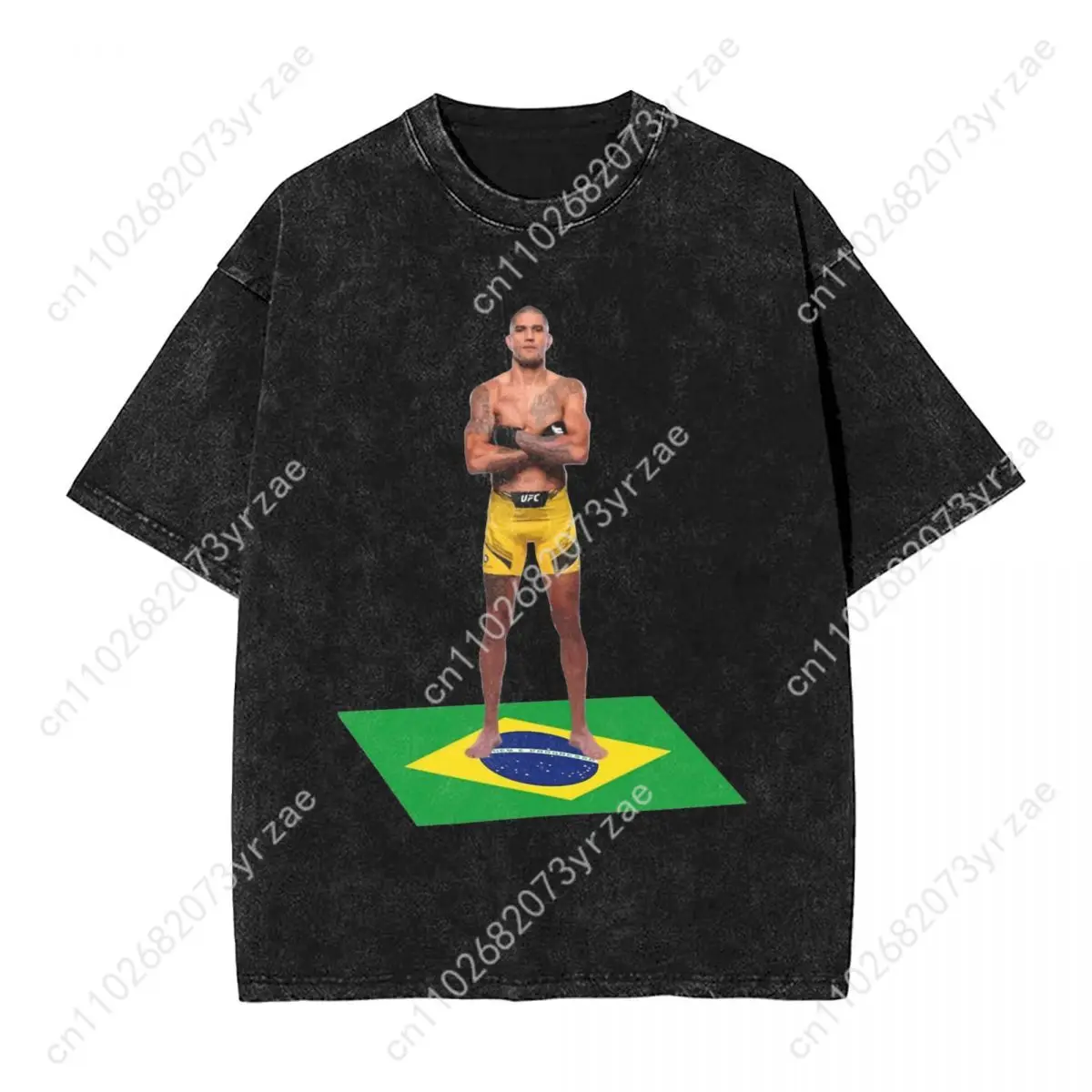 알렉스 페레이라 레트로 워시 티셔츠 남성 여성 고품질 빈티지 티셔츠 코튼 반팔 패션 티셔츠 부드러운 통기성 탑스