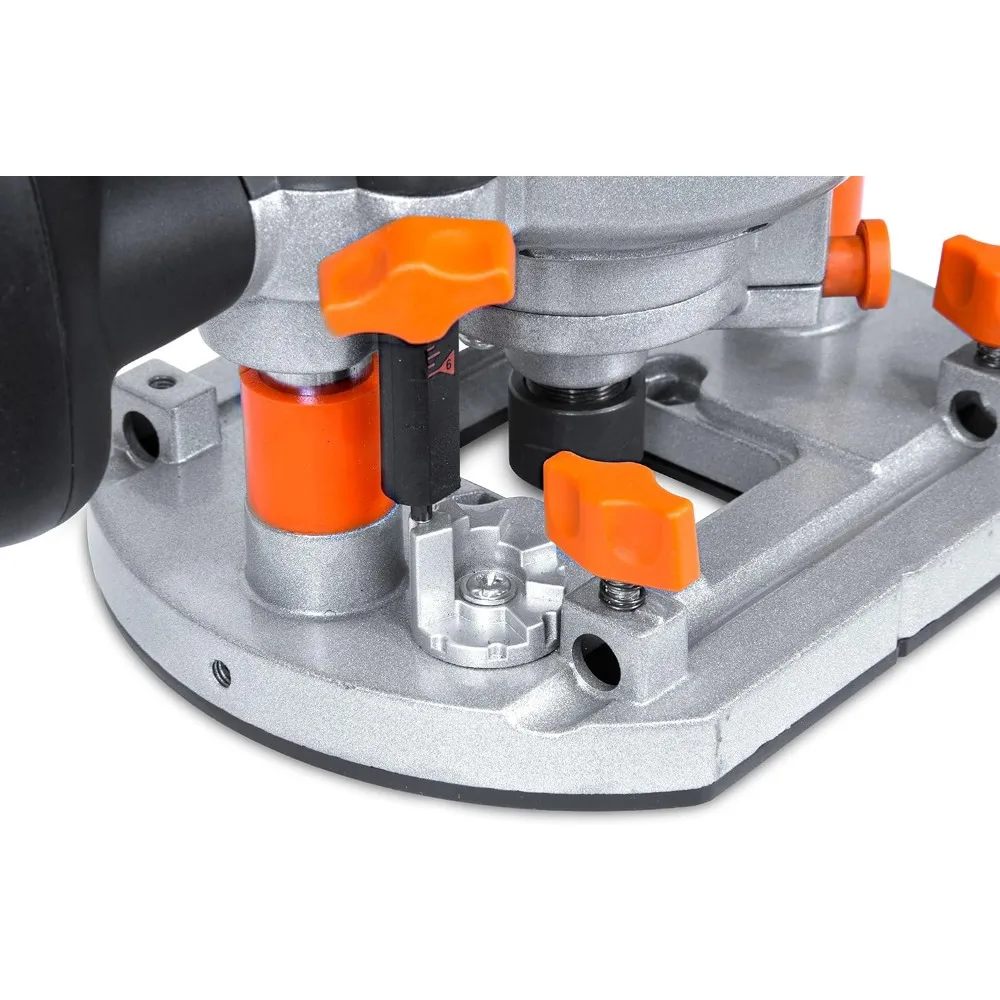 طقم توجيه سرعة قابل للتعديل بقدرة 15 أمبير لأعمال النجارة مع حقيبة حمل ودليل الحافة