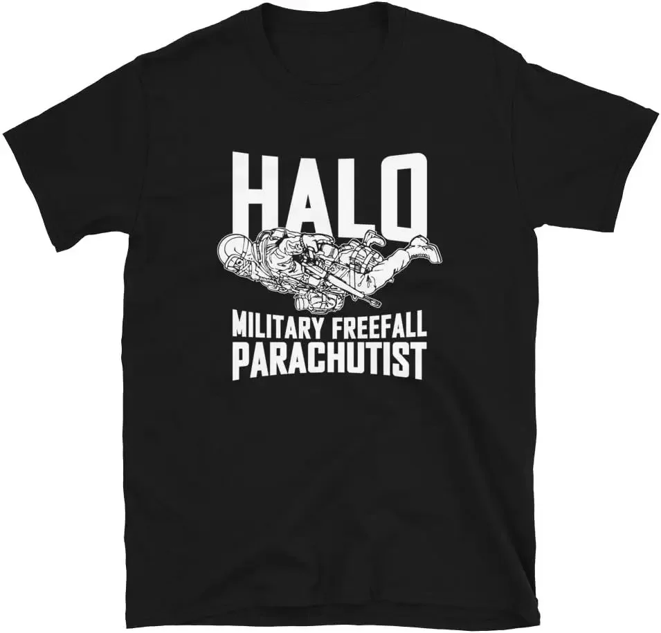 Mod.1 Halloo Militarryy Freefall Parachutist High Altitude Low Opening Army Skydiving T-Shirt