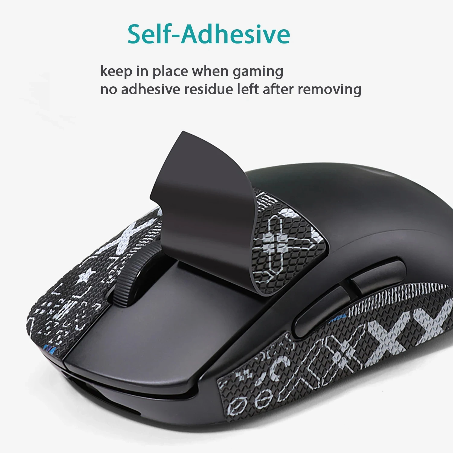 For Logitech G Pro X Superlight Wireless Mouse Mouse Grip Tape Skate Sticker Non Slip Suck Sweat Mouse Anti-Slip Sticker