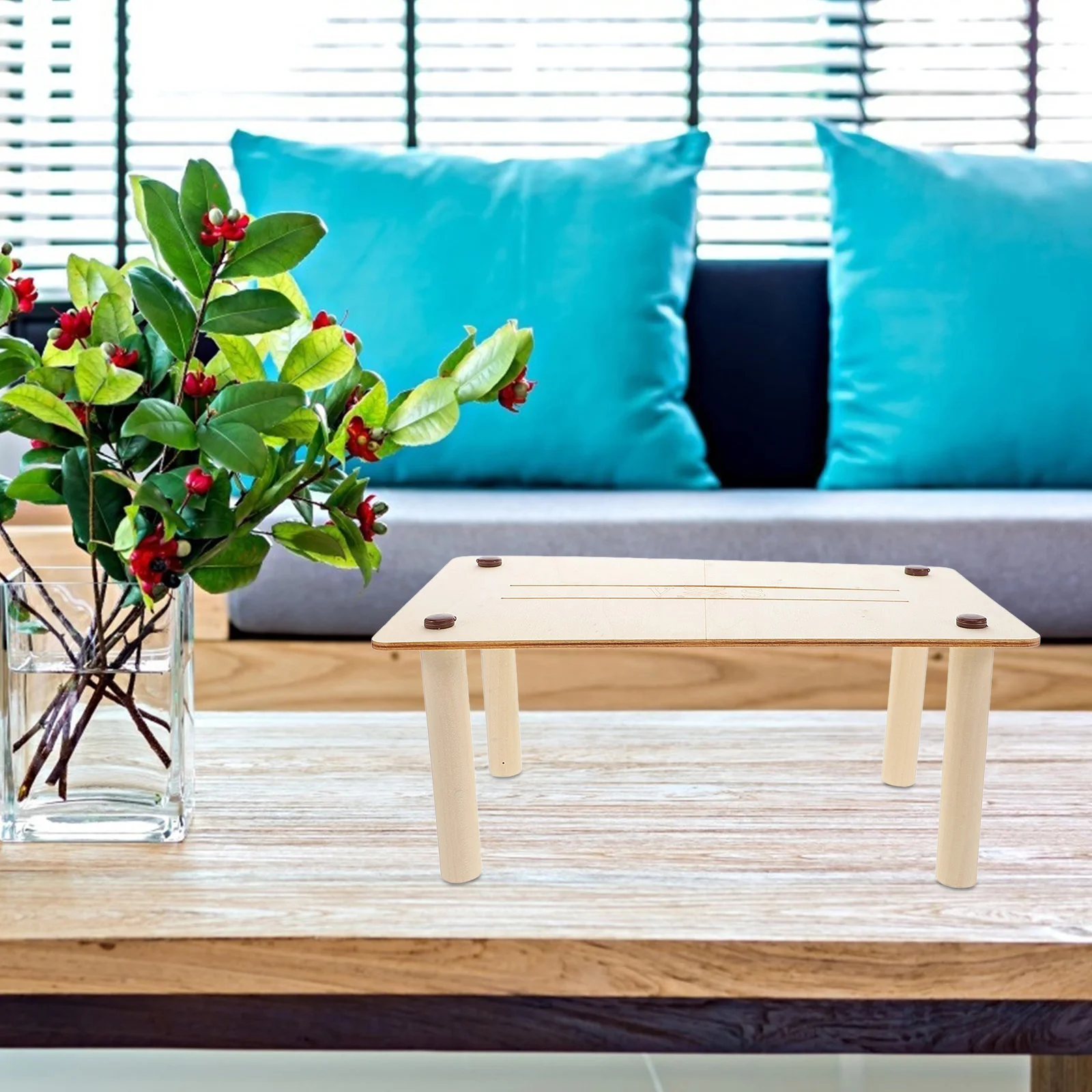 طاولة القتال الخشبية لعبة الحفلات الممتعة للأطفال والكبار الهامستر السنجاب شينشيلا منصة الحيوانات الأليفة الصغيرة سلم مقاوم للماء الإبداعية #3