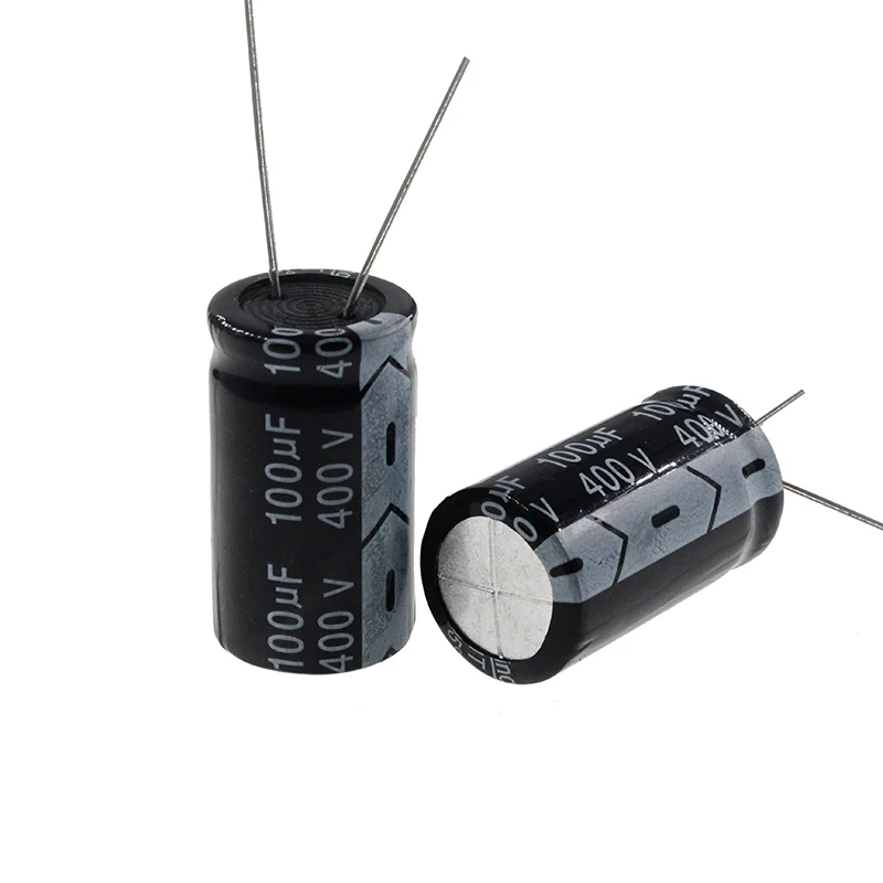 5 sztuk 400V 100uF 400Volt 100MFD aluminiowy kondensator elektrolityczny 16*30mm promieniowy 100mf400v 100uf400v 400v100mf 400v100uf