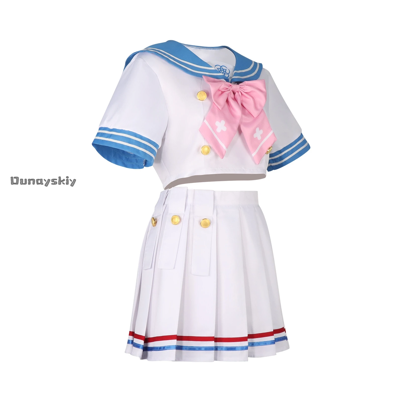 أنيمي لعبة الأزرق الأرشيف Urawa Hanako تأثيري حلي بحار الدعاوى Bowknot أغطية الرأس فساتين حريمي هالوين بدلة تنكرية s-2xl