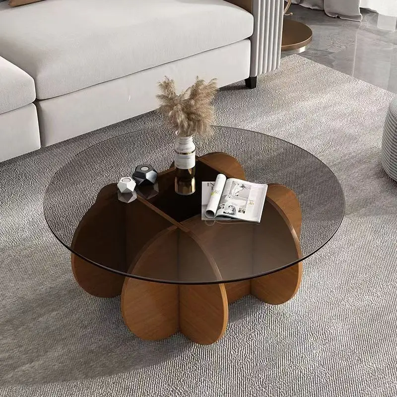 

Creative coffee table living room household small apartment modern light luxury simple Internet celebrity Italian