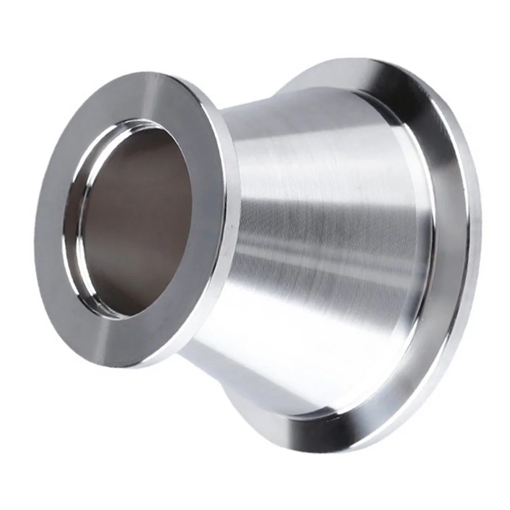 KF50-KF25 Vacuum Tapered Reducer 304 Stainless Steel Three Clip Flange Joint For KF Vacuum Pipe Fittings Industrial Accessory