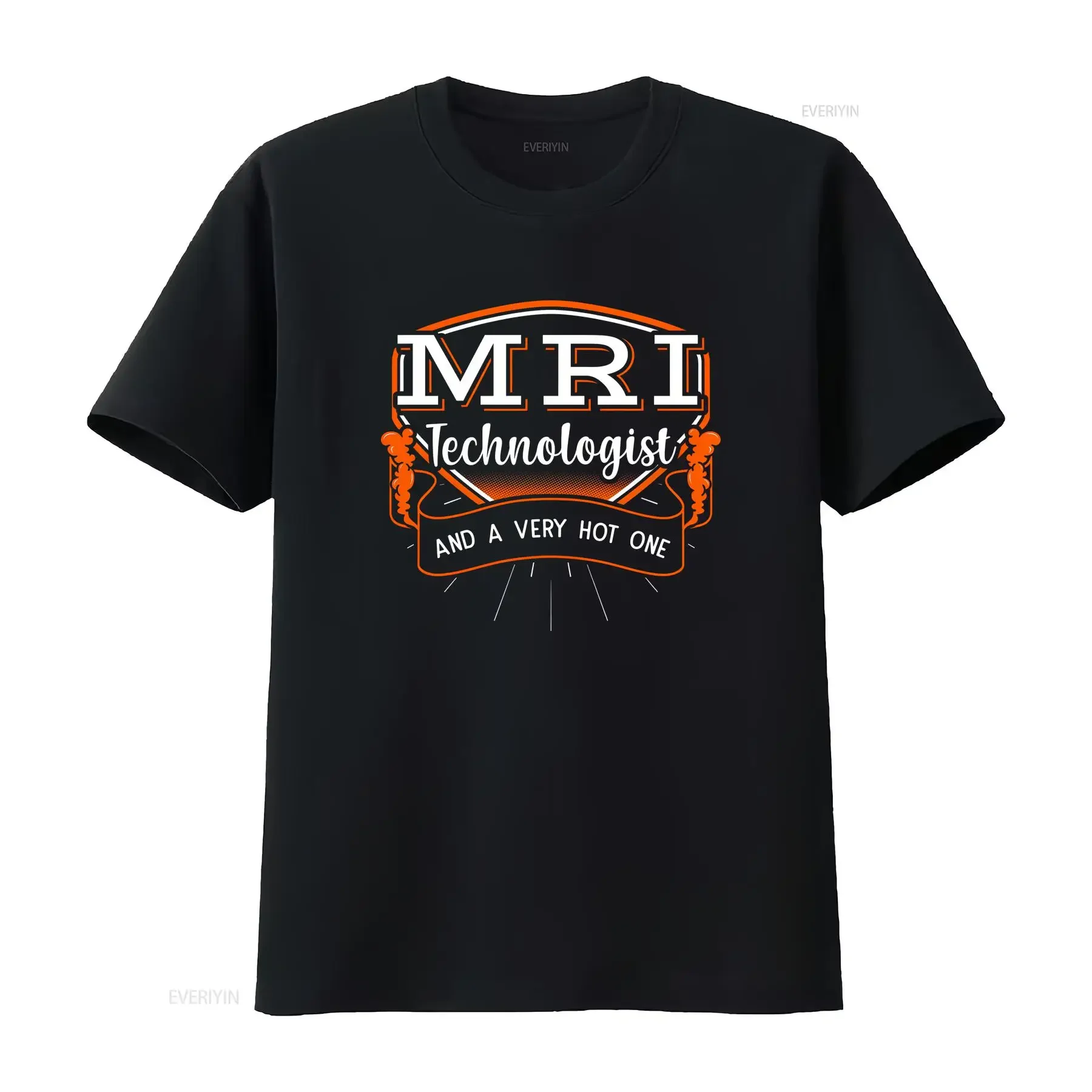 MRI Technologist And A Very Hot One T Shirt Radiology For Cute Tech s vintage Washed Top For Everyday Wear Unisex