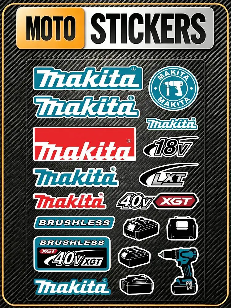 

For MAKITA Fashion Universal Scratch Resist Reflective Waterproof Stickers For Auto Motorcycle Helmet Mug Refrigerator