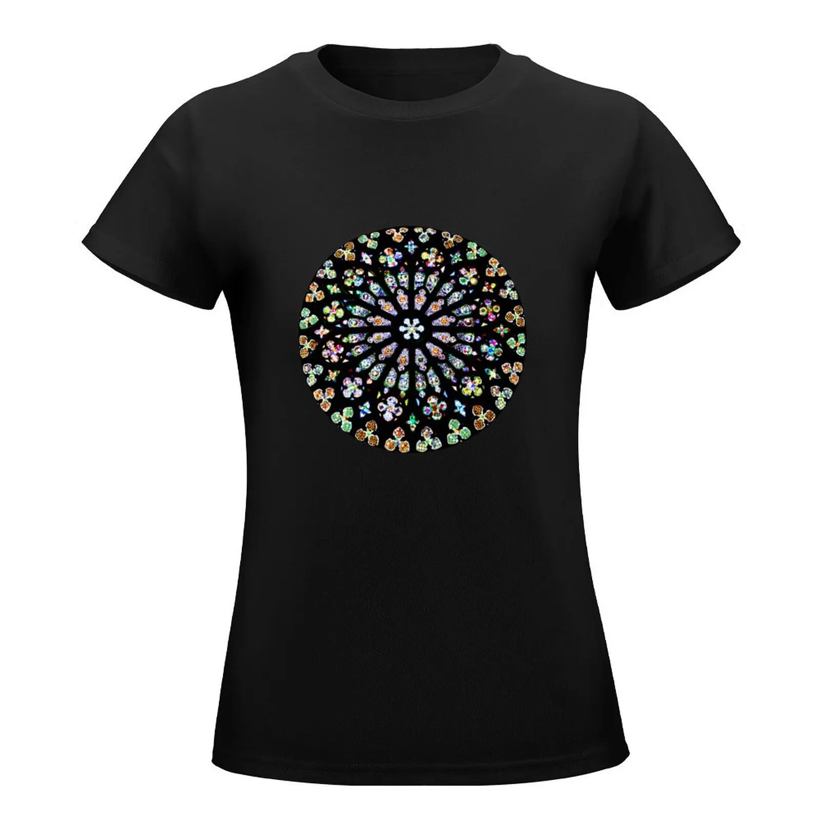 Art Stained Glass Windows Rainbow - Spain T-Shirt tees lady clothes vintage clothes workout t shirts for Women