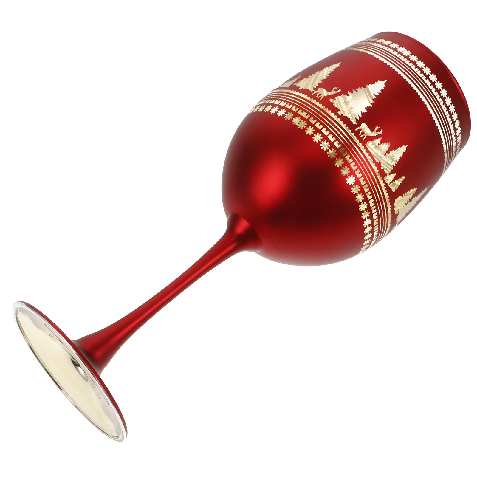 

Cocktails Glasses Christmas Stem Wine Stemware with Trees Goblet Chriatmas Bulk