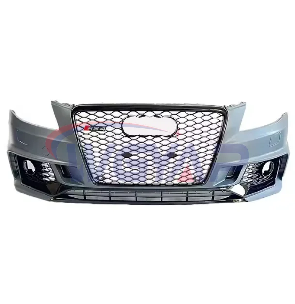 Front Bumper Body Kit For Audi A3 8V 2017-2019 Facelift Audi RS3 Type Front Bumper With Grille