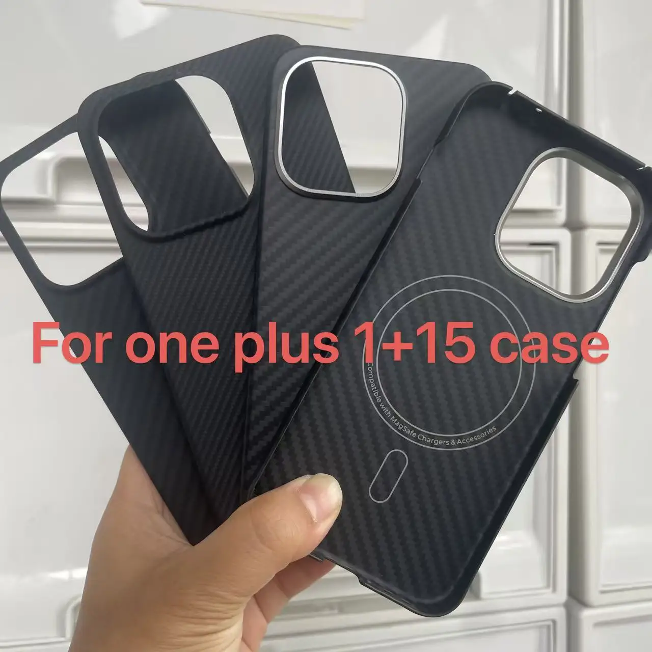 AKATIP For OnePlus 15 Aramid Carbon Fiber Hard Shell Magnetic Slim Business OnePlus 15T Protective Case Shockproof Ultra Thin