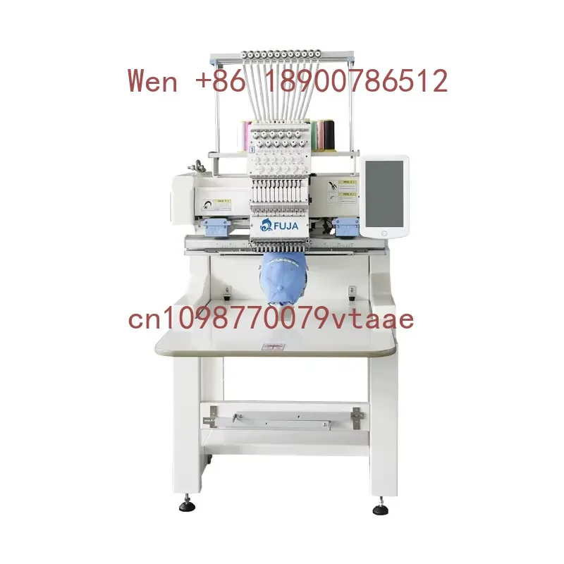 High-Performance FUJA 3D Single Head Commercial Embroidery Machine for Hats