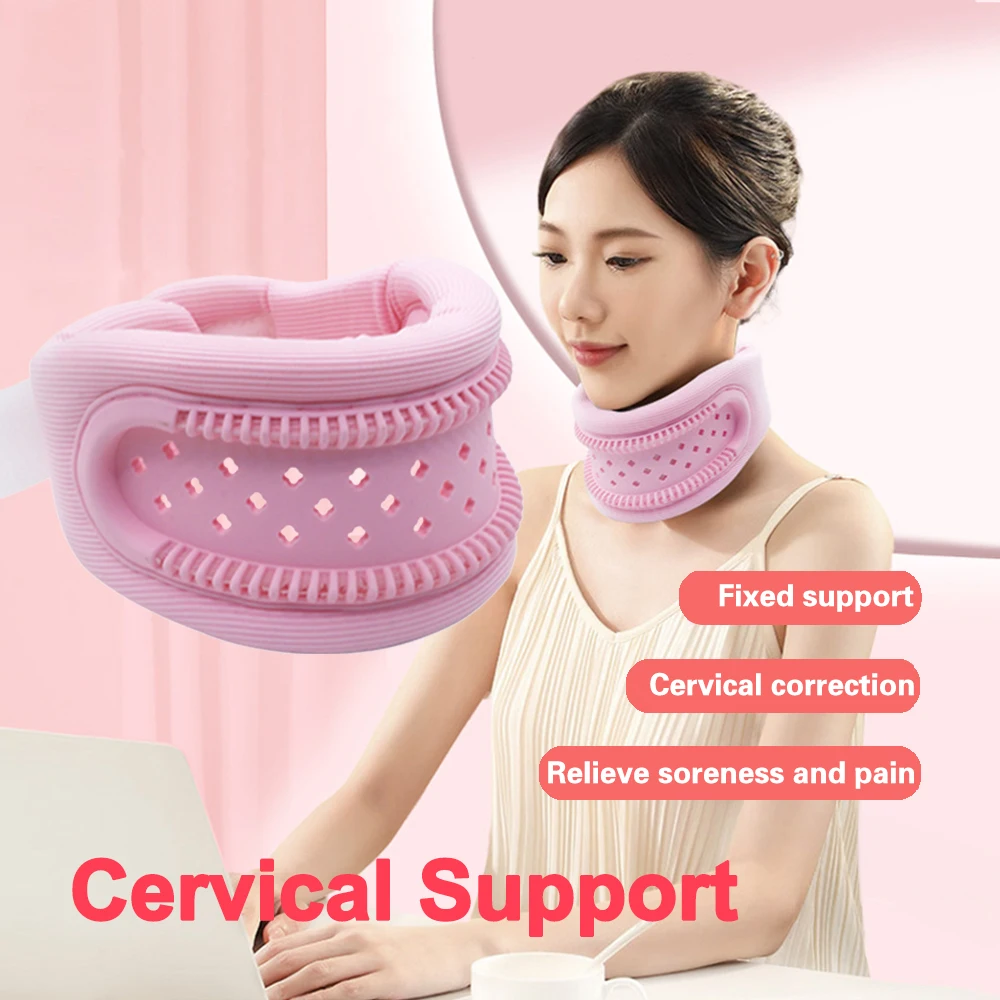 Adjustable Neck Stretcher Neck Brace Orthopedic Collar Cervical Posture Corrector Relieve Pain Pressure Neck Support Tractor