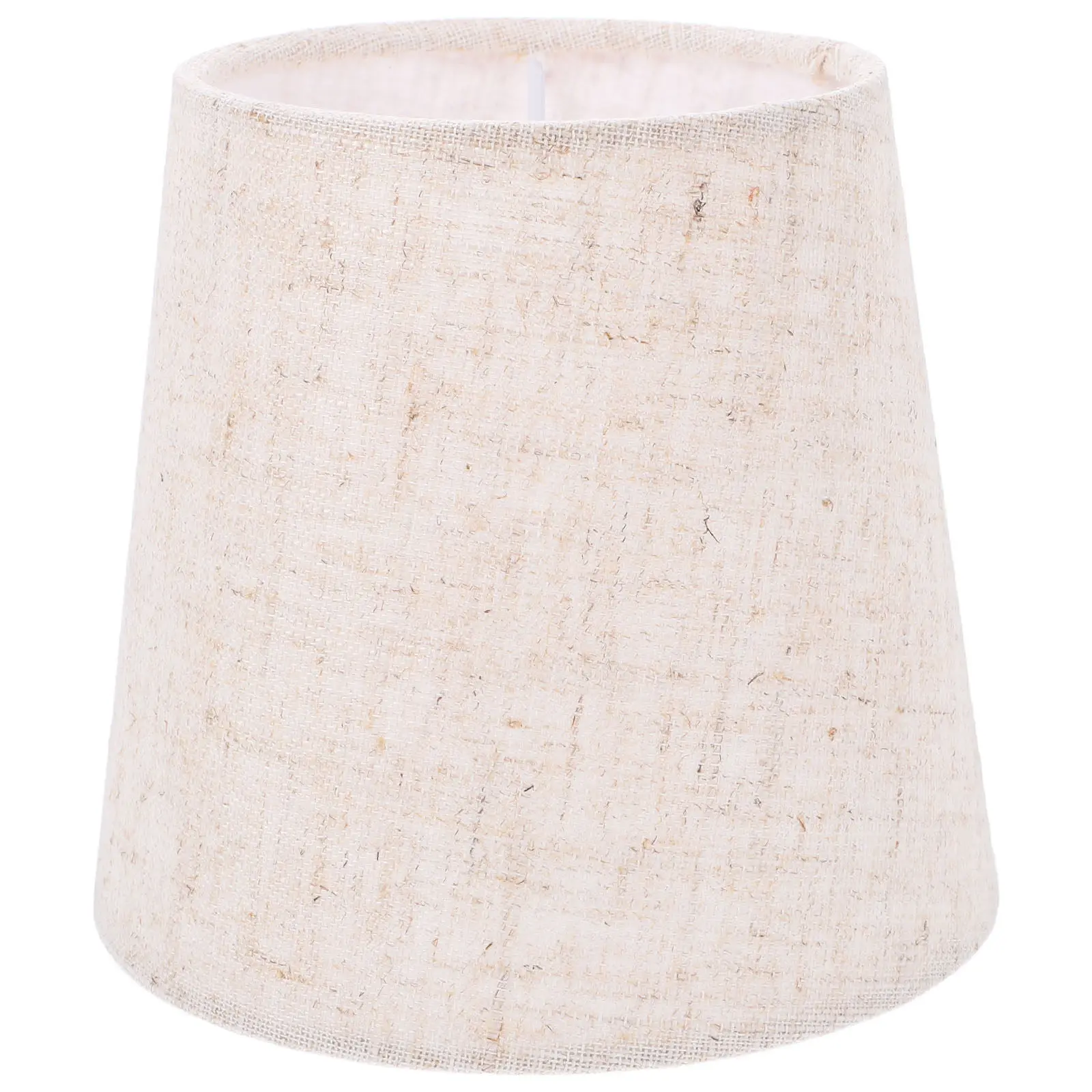 Fabric Lampshade Drum Clip on for E14 Bulb Lamp Suitable for Table Floor Wall Pendant Light Fixture Lamp Cover Accessories