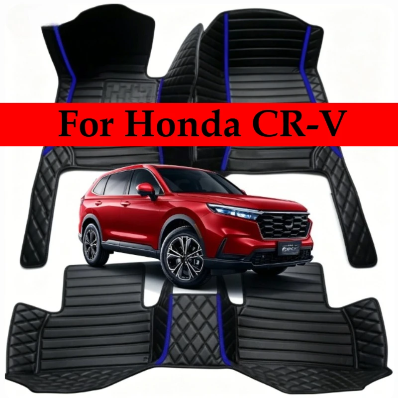 

OMANE Custom Car Floor Mats For Honda CR-V CRV Carpets Foot Coche Accessorie