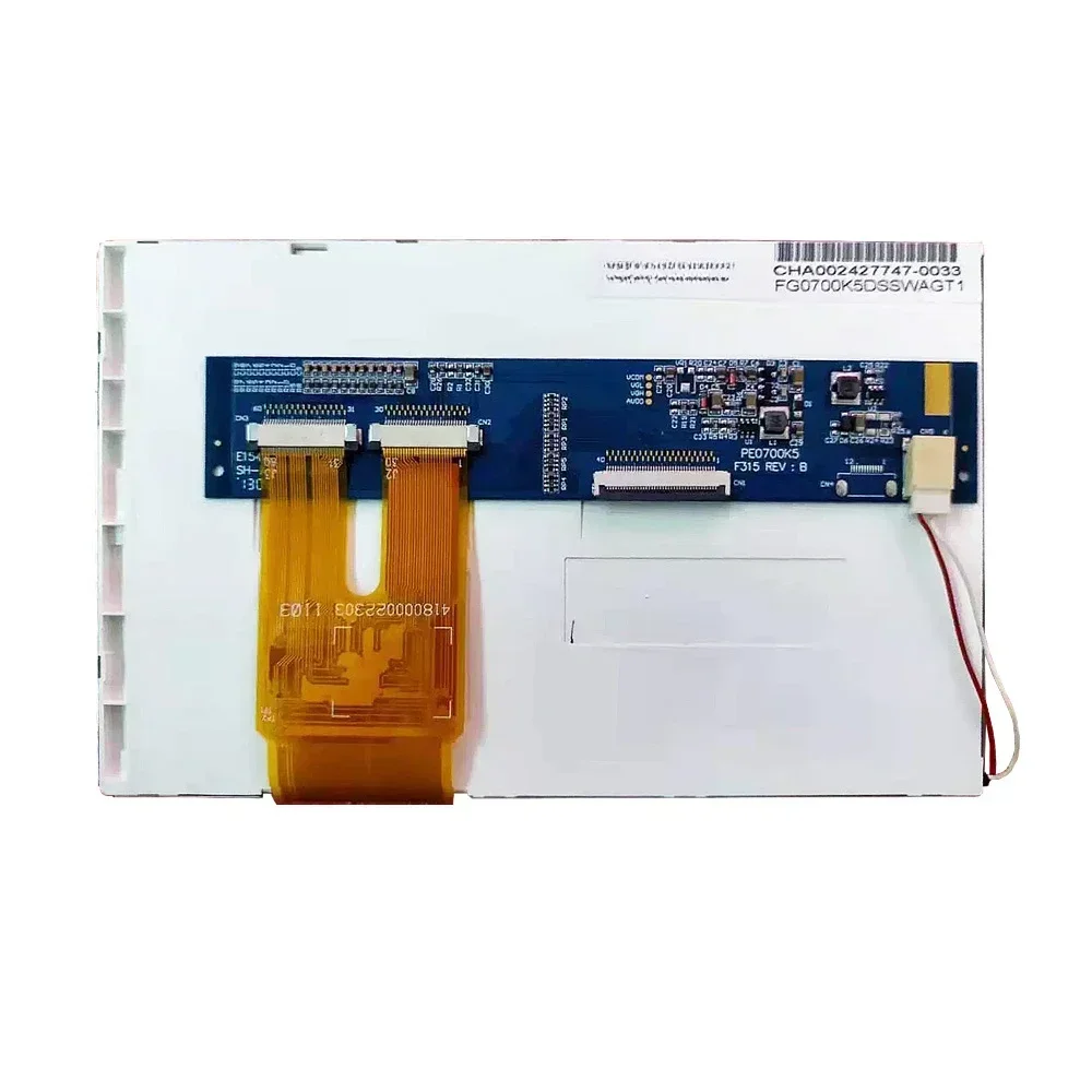 

7-дюймовый ЖК-экран TTL40 Pin TFT FG0700K5DSSWAGT1/FG0700K5DSSWABG01, бесплатная доставка