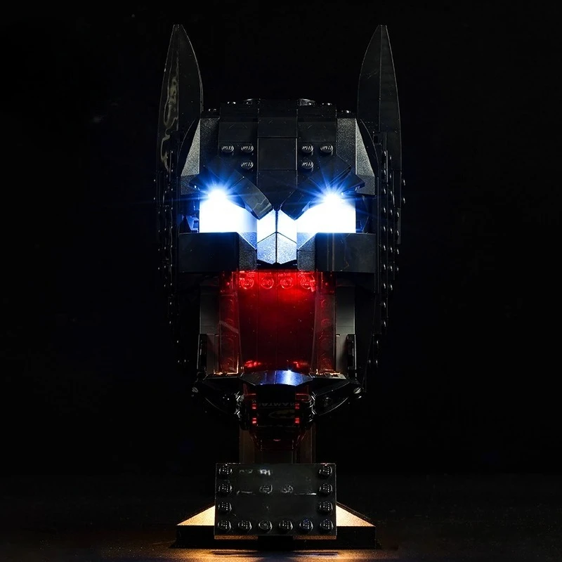 مجموعة إضاءة LED مناسبة لـ LEGO Batman Batman Cowl 76182 (لا تشمل مكعبات البناء) #5