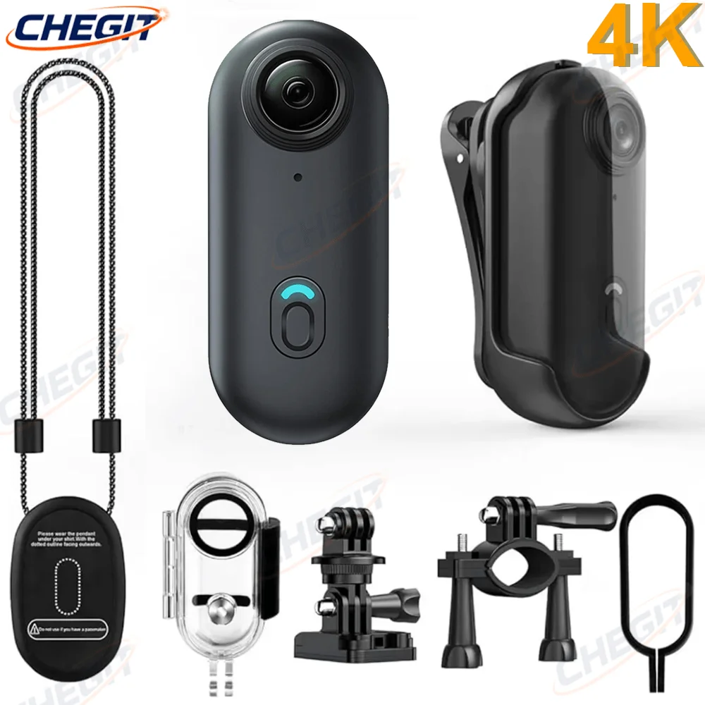 

4K Mini Magnetic Action Camera HD 1080P WiFi Wireless Body Mount POV Holder Bodycam Vlogging Motorcycle Helmet Sports Video Cam