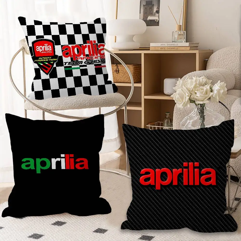 A-ApriliaS Motorcycles pillow cover sofa cushion cover home room decoration children gift