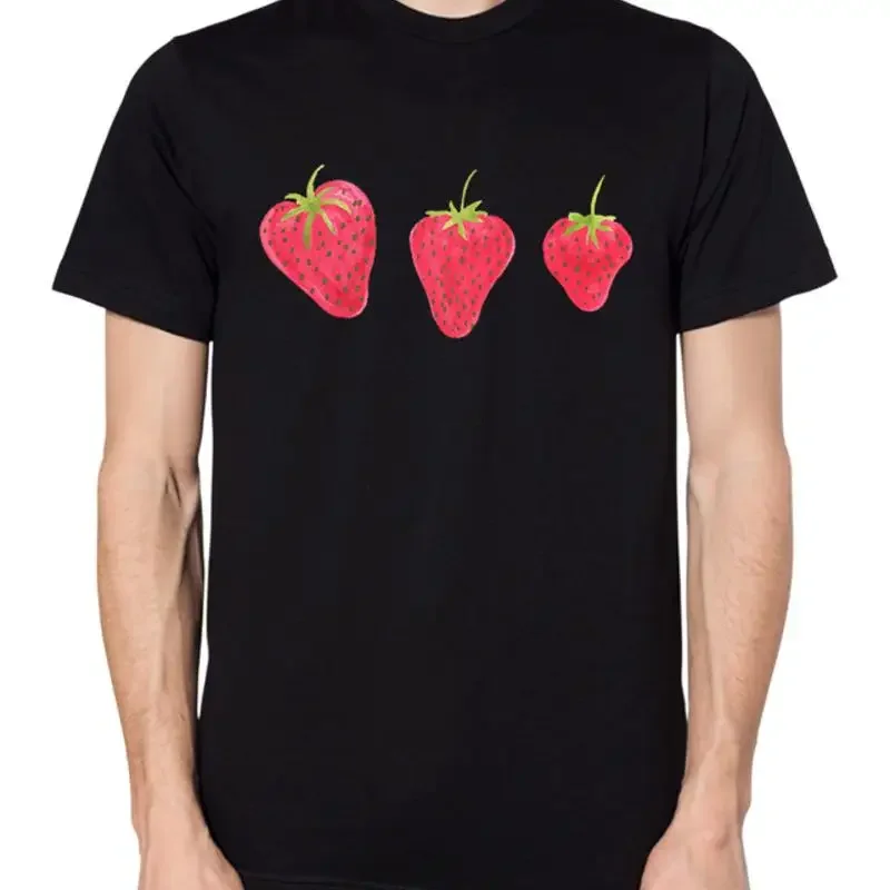 Strawberries T Shirt Strawberry Fruit Top