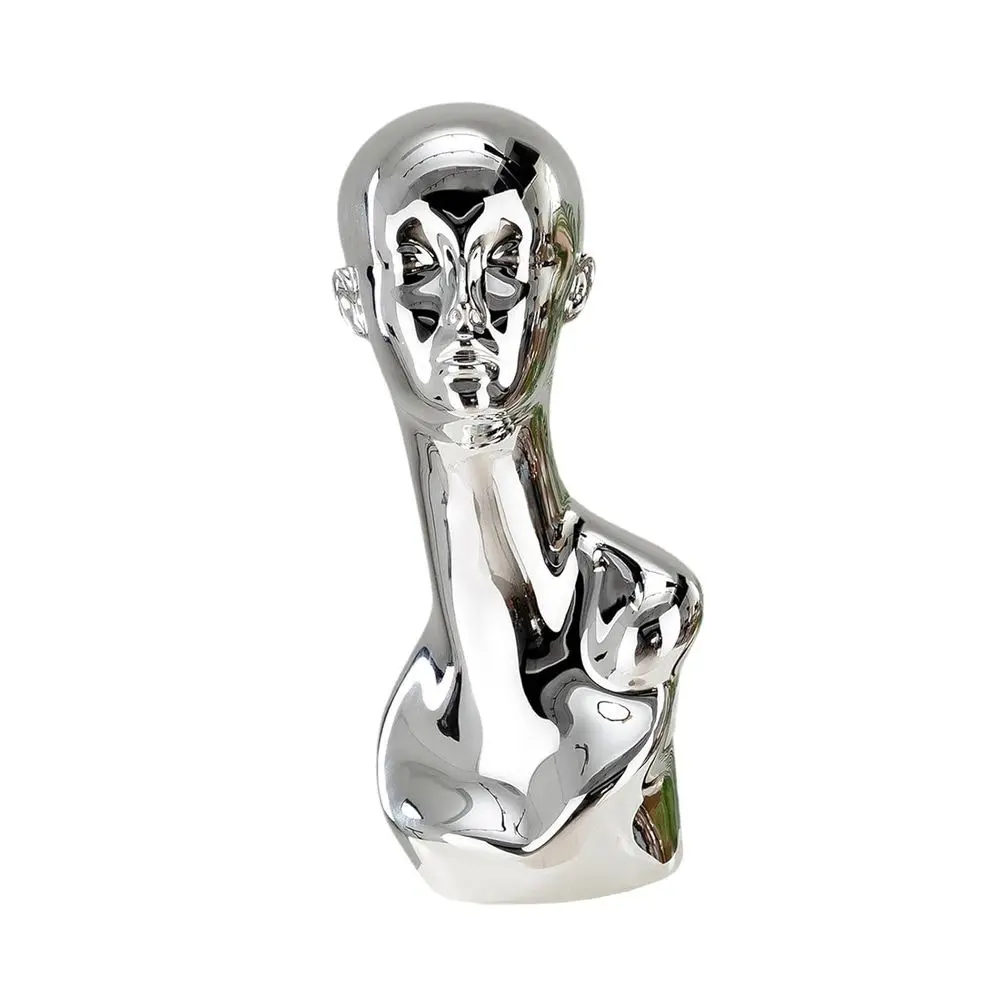 

Lightweight Wig Stand Wig Holder Storage Hat Display Stand Hat Rack Tabletop Countertop Hair Sn, Silver