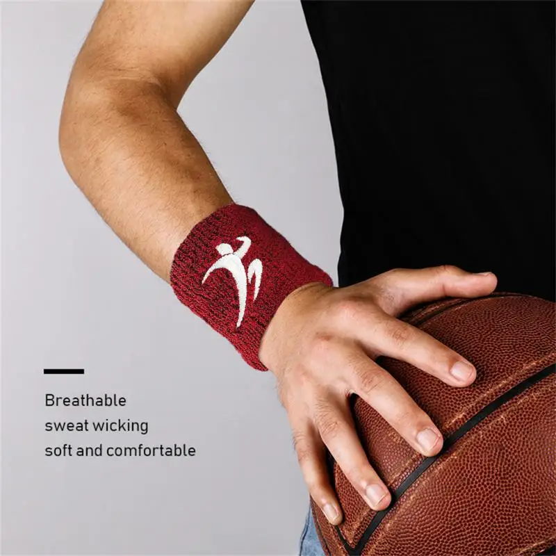 Sport sweat-absorbe Wristband Wrist Brace Wrap Support Band basketball tennis cycling fitness breathable wrist protector