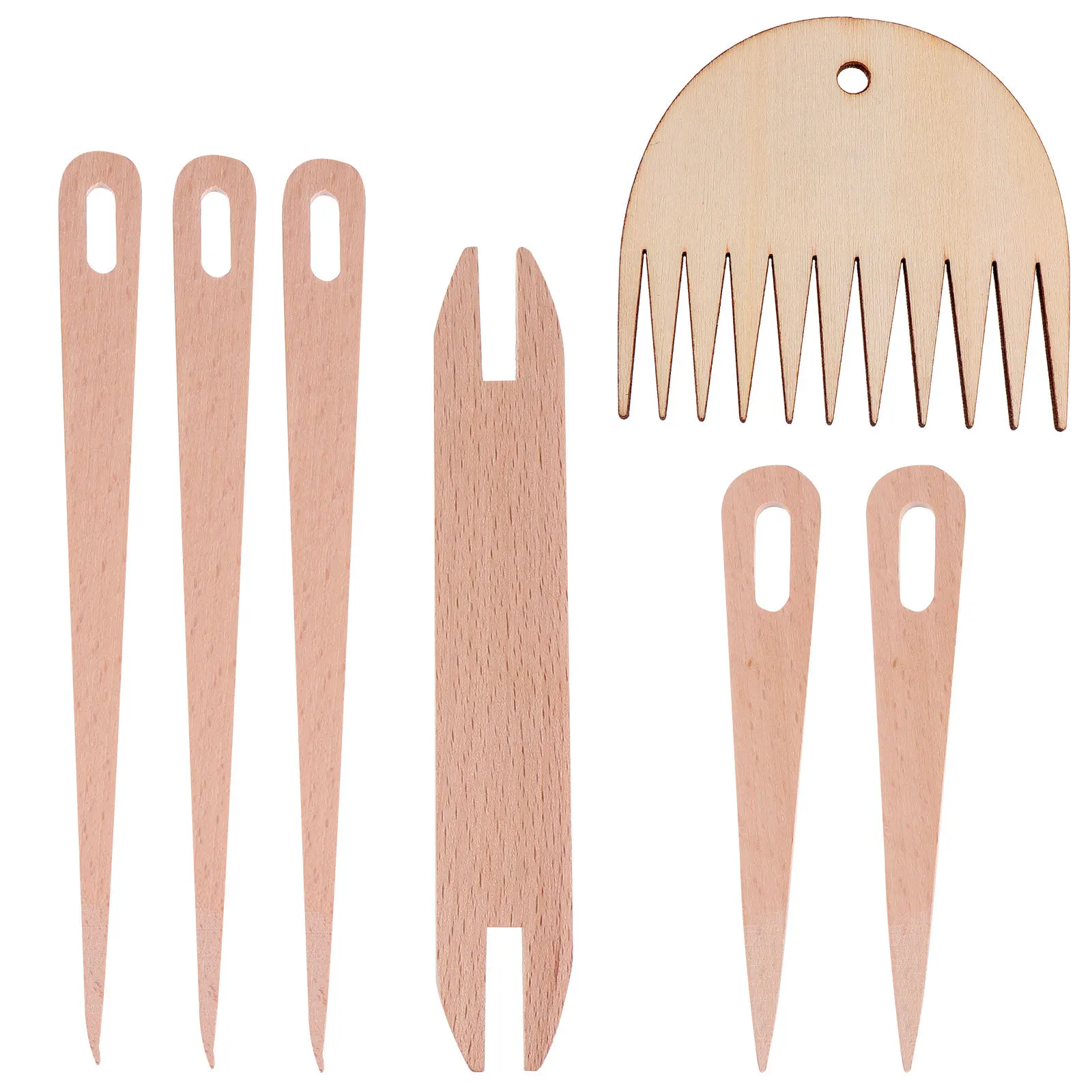 

1Set Hand Stick Set Durable Eco Friendly Smooth Surface Knitting Crafts DIY Sweaters Hats Scarves Tapestries