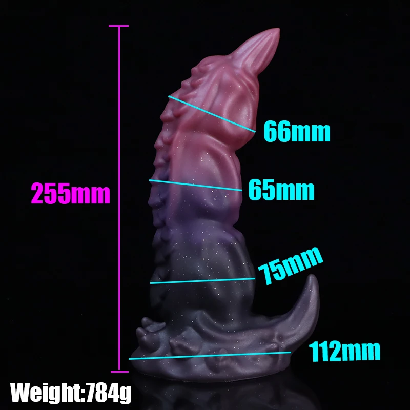 Female Masturbator Super Cool Anal Plug Silicone Dildo Penis Butt Plug Anal Dilator Vaginal Stimulator Sex Toys for Women Men 18