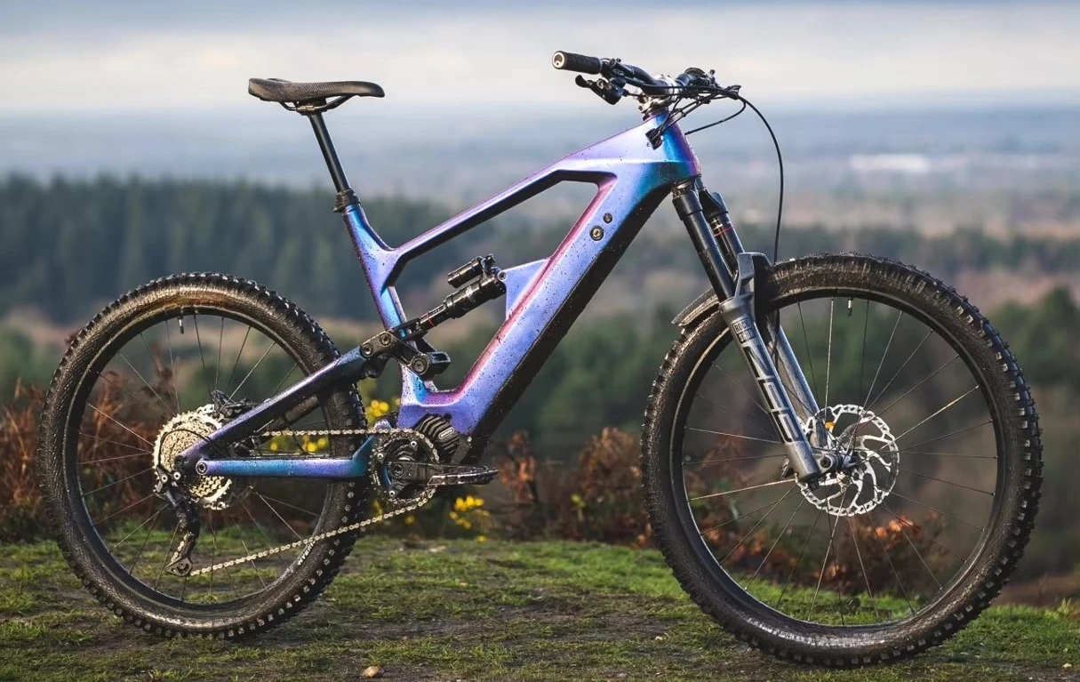 E10 EMTB Full Suspension AM Frame Bafang M510/M560 Mid Motor Electric Mountain Bike Enduro Carbon Fiber Lithium Battery