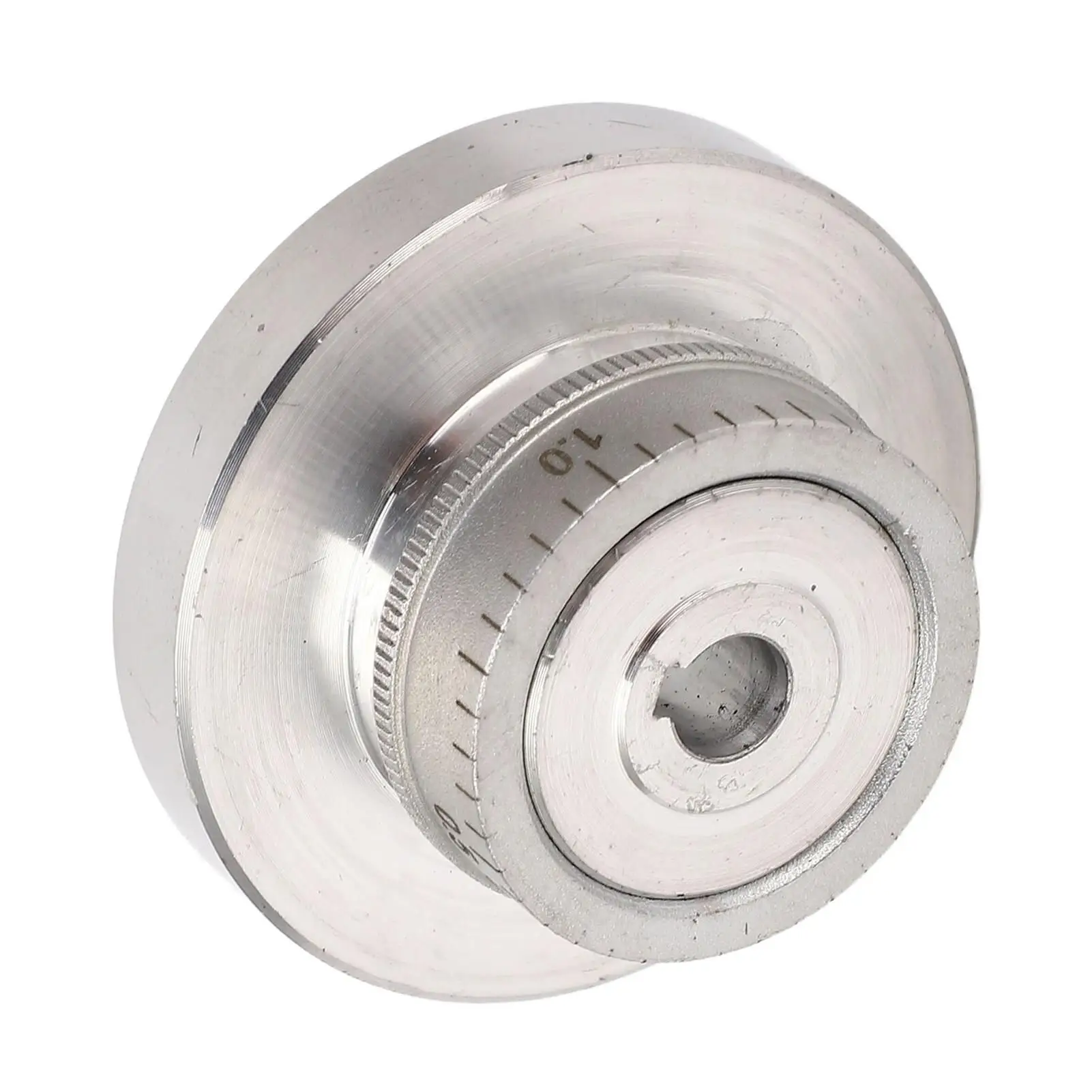 عجلة عقارب من سبائك الألومنيوم مقاس 58 مم مع مقبض - بديل لأجزاء أداة الآلة 0618 CJ18A 7x12 7x14