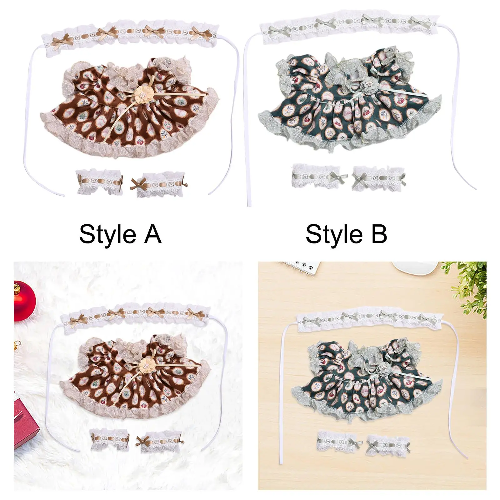 

Кукольная одежда Labubu, милое украшение для куклы, наряд с головным убором, одежда для куклы в подарок, куклы 14,96 дюйма, сделай сам, дети, девочки