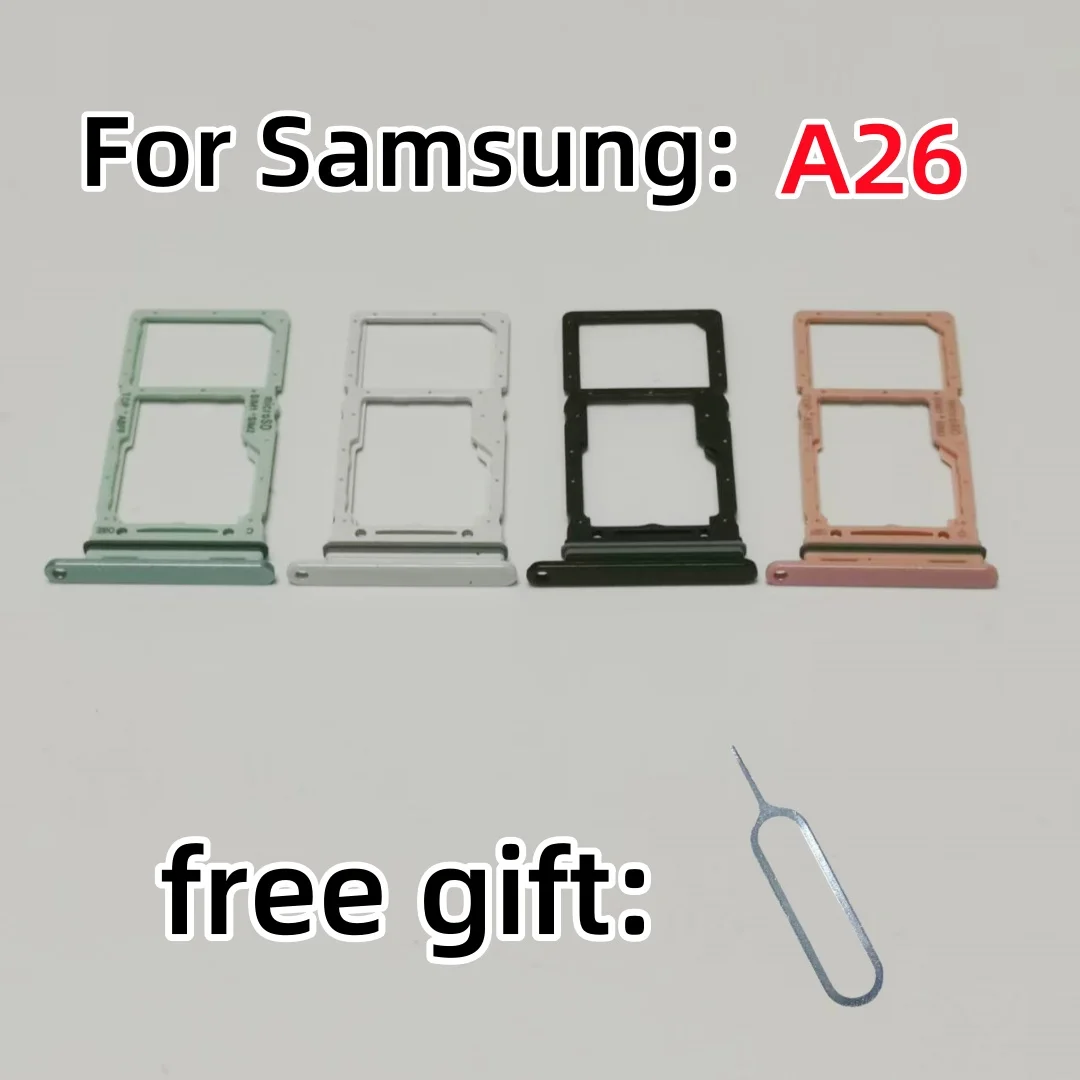 

Micro SIM Card Adapter Tray chip slot drawer Holder Replacement Part For Samsung Galaxy A26 SM-A266 A266B A266M A266E Card tray