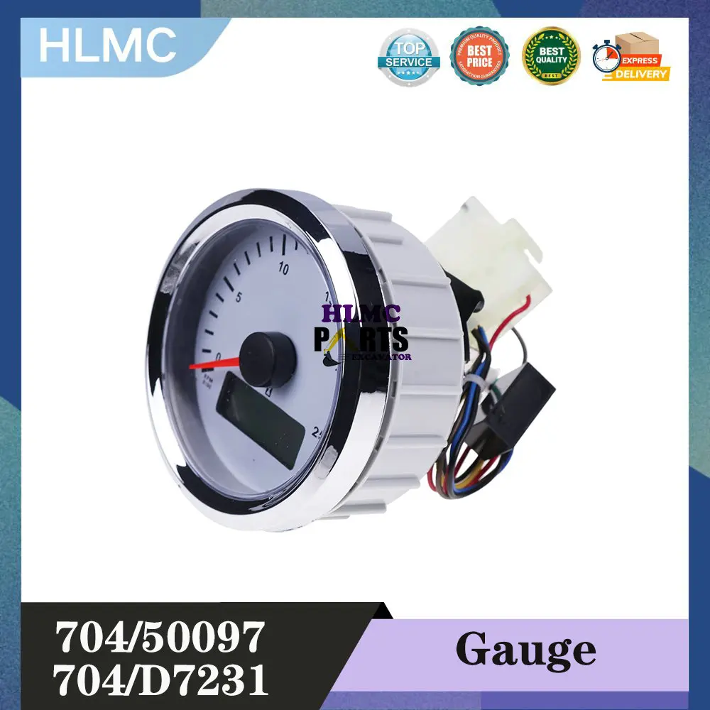 

704/50097 704/D7231 Gauge Tacho Hourmeter Fits for 3CX 4CX 4WD 4CX444 4CN444 4CN-4WS 4CXSM444 214 215 217 704D7231 70450097